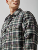 Lee x The Brooklyn Circus Men Quilted Working West Overshirt White Smoke/Union-All Black Clothing 480T938 - Image 4