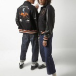 Lee x The Brooklyn Circus Men Varsity Jacket Black Clothing 480T1144