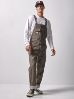 Lee x The Brooklyn Circus Men Whizit Zip Overall Brown Selvedge Clothing 480T704