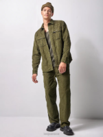 Lee x The Brooklyn Circus Men Working West Corduroy Button Down Shirt Kale Clothing 480T939