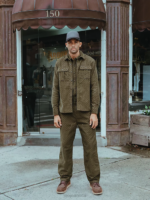 Lee x The Brooklyn Circus Men Working West Corduroy Button Down Shirt Kale Clothing 480T939 - Image 5