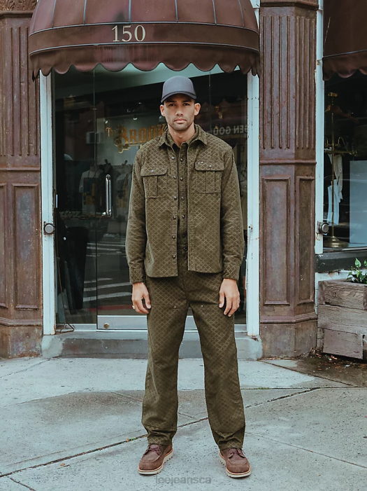 Lee x The Brooklyn Circus Men Working West Corduroy Button Down Shirt Kale Clothing 480T939 - Image 5