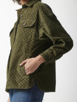 Lee x The Brooklyn Circus Women Corduroy Overshirt Kale Clothing 480T404 - Image 3