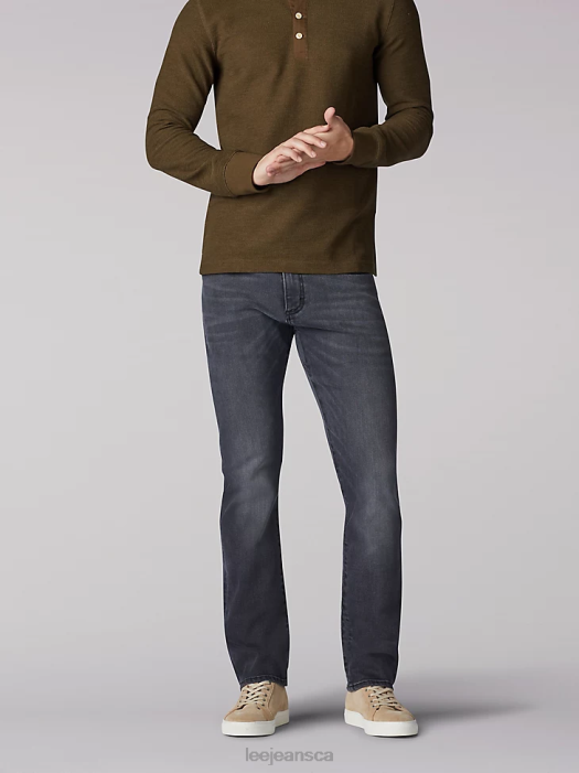 Lee Men Extreme Motion Slim Straight Leg Jeans Lead Grey Clothing 480T549 480T549 LEE Canada Featured Pieces LEE pants for women are the signatures of quality and durability