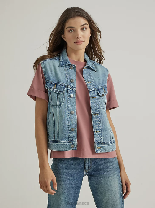 Women's denim vests new arrivals