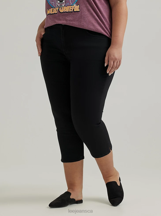 Lee classic fit capris discount