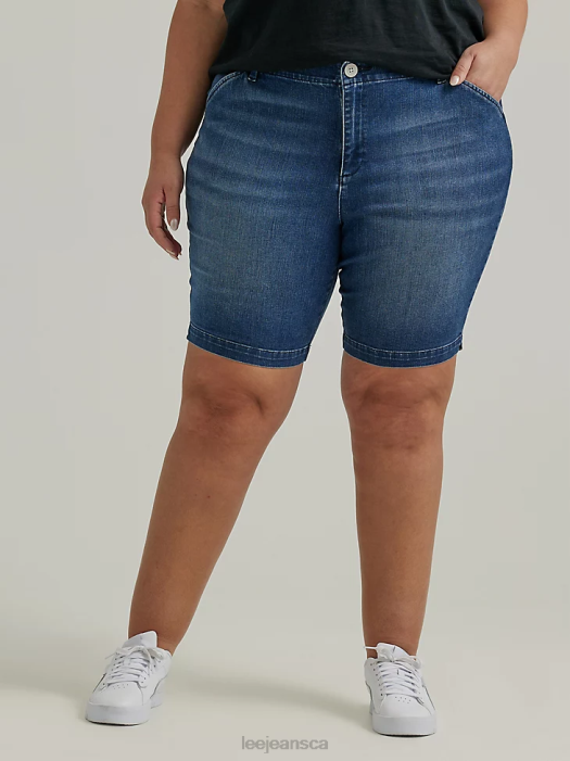 Lee straight fit bermuda shorts top